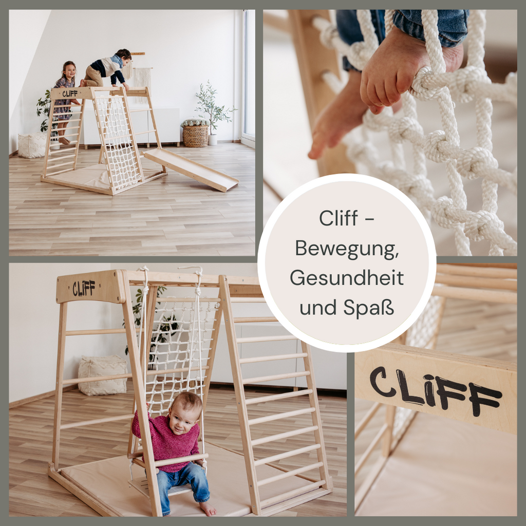 CLIFF PRO White Edition Klettergerüst verschiedene anschten