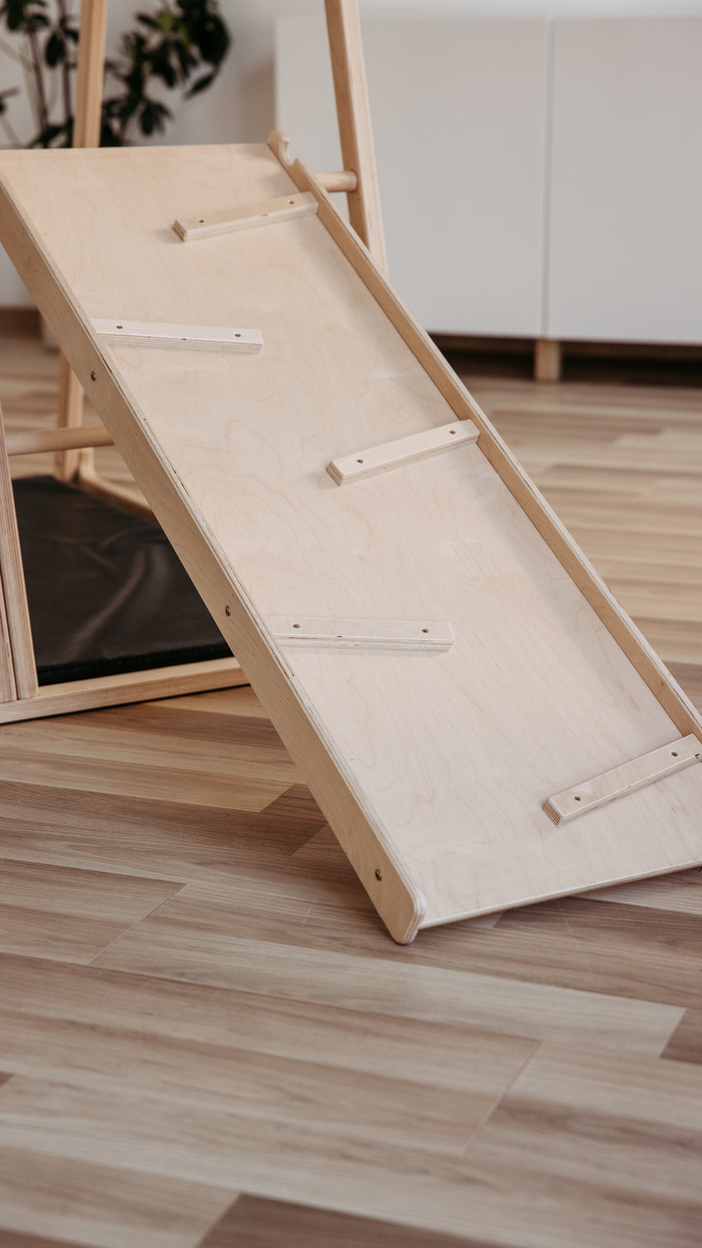 CLIFF 3in1 Rutschrampe aus Birkenholz als Zubehör für geeignete Klettergerüste