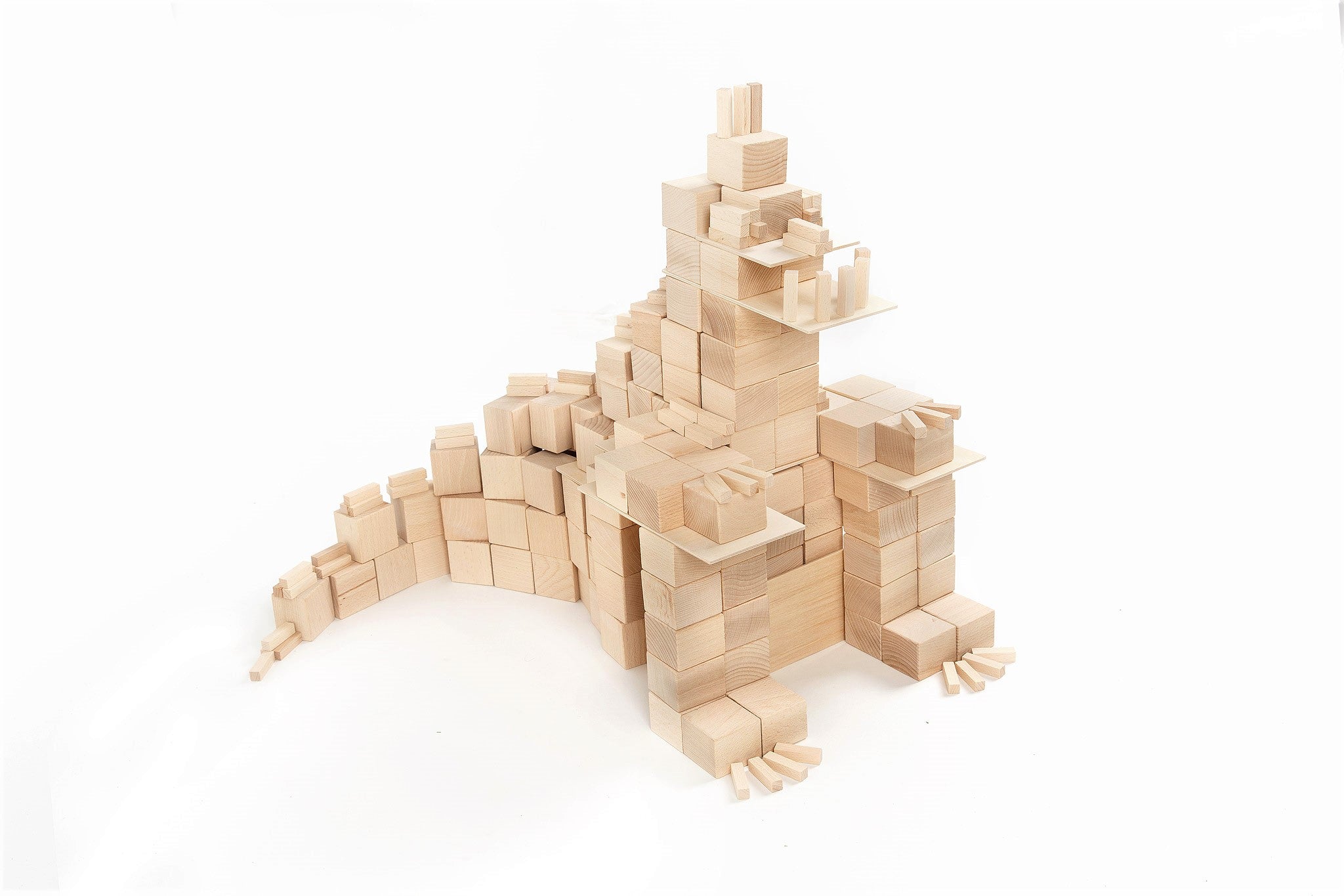 Drachen-Bauidee aus Just Blocks BASIC Big Holzelementen