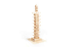 Turm-Bauidee aus Just Blocks BASIC Medium Holzelementen