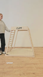 CLIFF PRO White Edition Klettergerüst verschiedene Positionen
